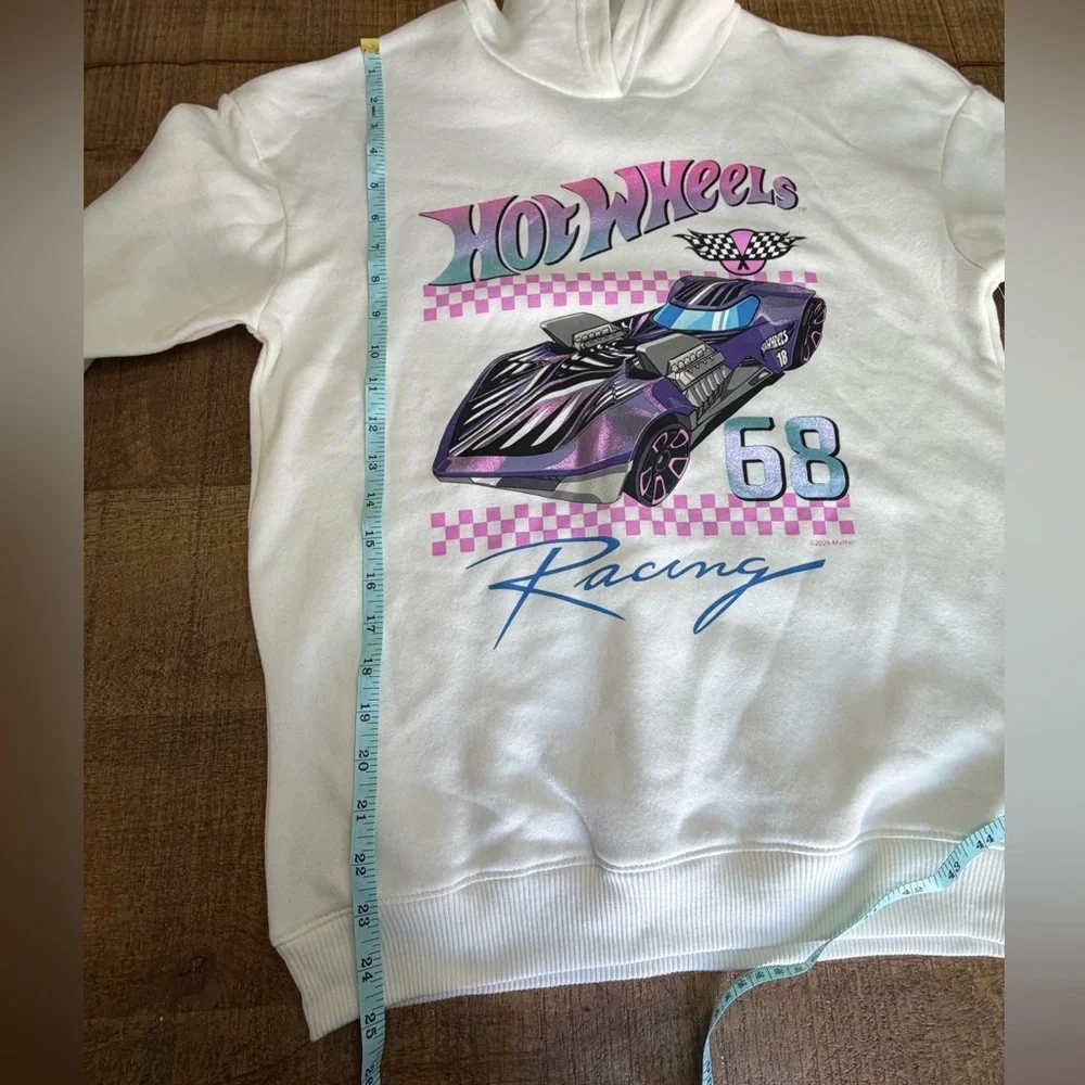 🔥NWT Old Navy White Hot Wheels Hoodie🔥